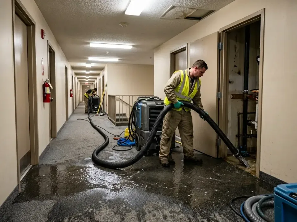 multi-unit-apartment-hallway-f-005 — frequently asked questions, Emergency Burst Pipe Water Extraction & Removal in Wayne He…